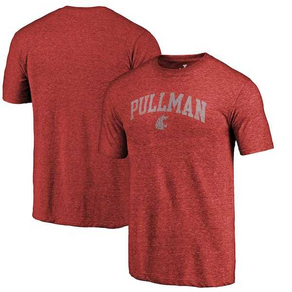 Washington State Cougars Fanatics Branded Cardinal Arched City Tri Blend T-Shirt,We sell and wholesale Washington State Cougars Fanatics Branded Cardinal Arched City Tri Blend T-Shirt on line form chian!